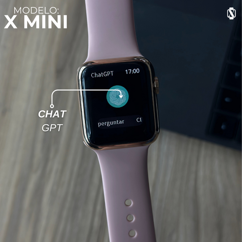 X-Mini Microwear 38mm | Menor Smartwatch do Mercado | 2° Geração, Motion Game e Apresentação Premium