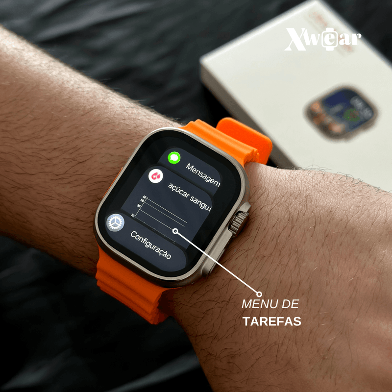 SMARTWATCH - ULTRA 9 MAX  /  ULTRA COM TELA NÍVEL AMOLED E CPU DUAL CORE