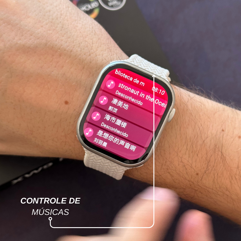 Smartwatch -Xw9 Pro / Tradicional Com Tela Amoled E Cpu Dual Core + Função Dois Gestos