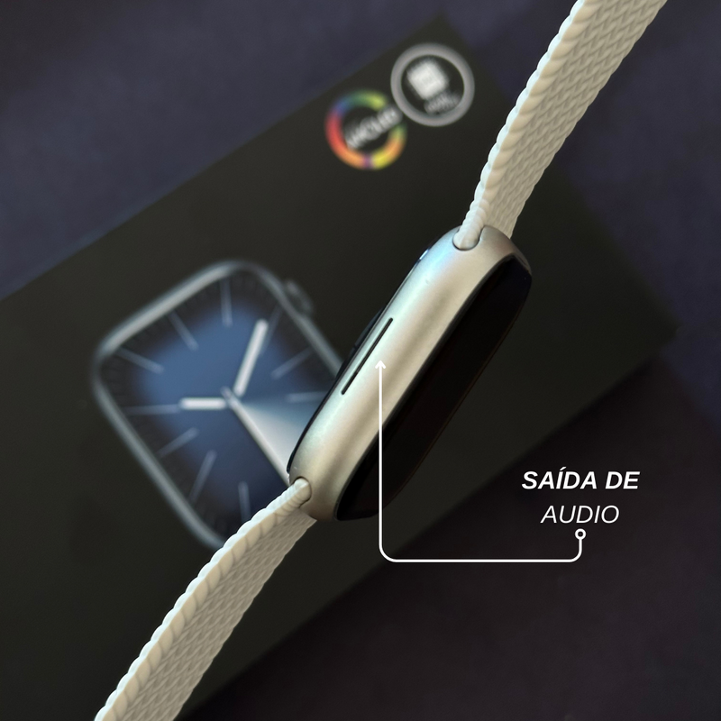 Smartwatch -Xw9 Pro / Tradicional Com Tela Amoled E Cpu Dual Core + Função Dois Gestos