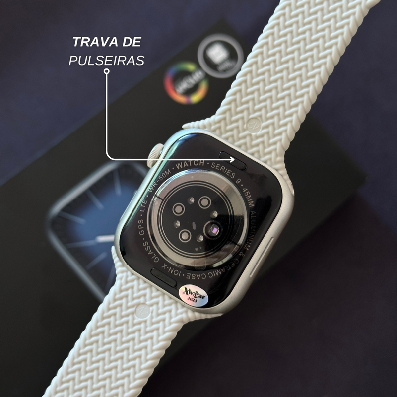 Smartwatch -Xw9 Pro / Tradicional Com Tela Amoled E Cpu Dual Core + Função Dois Gestos