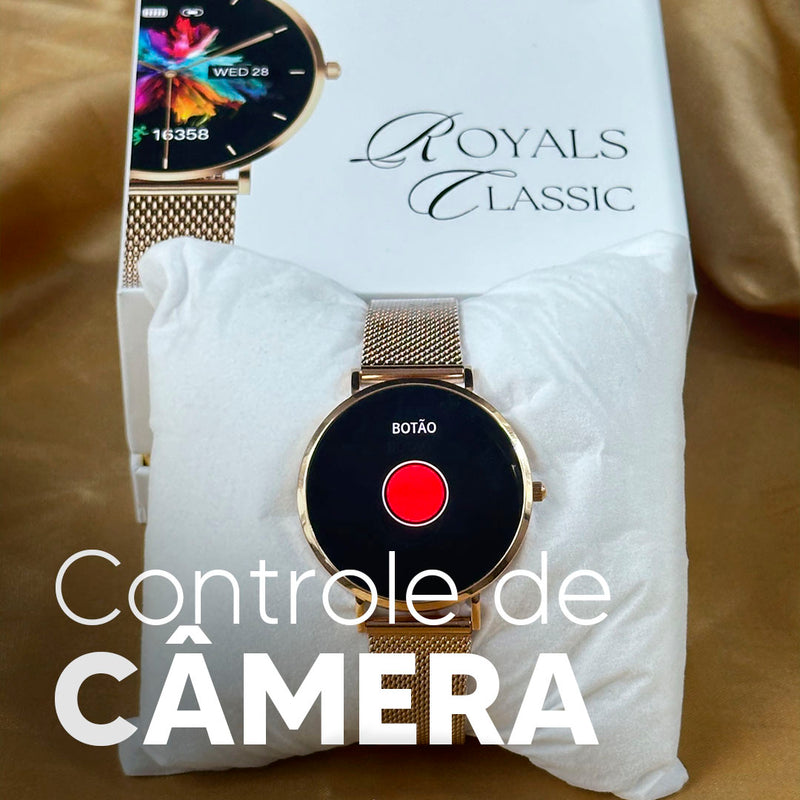 ROYALS CLASSIC WEARZONE | Smartwatch Elegante | AMOLED