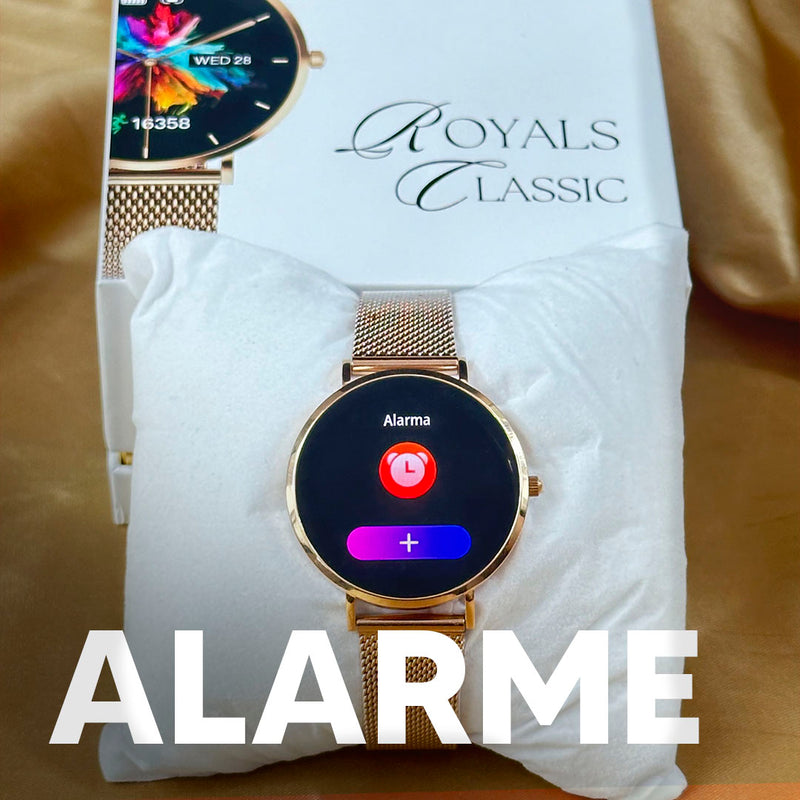 ROYALS CLASSIC WEARZONE | Smartwatch Elegante | AMOLED