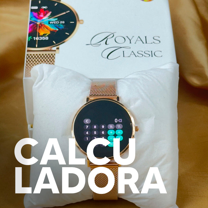 ROYALS CLASSIC WEARZONE | Smartwatch Elegante | AMOLED