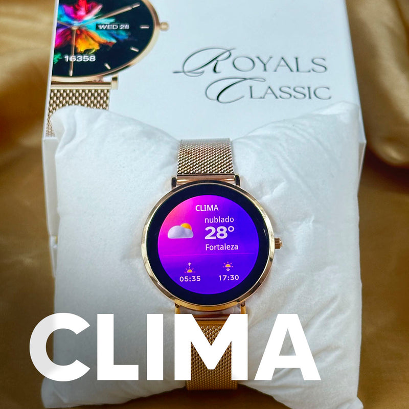 ROYALS CLASSIC WEARZONE | Smartwatch Elegante | AMOLED