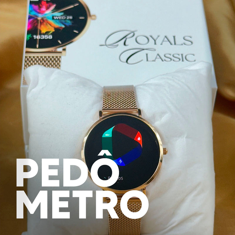 ROYALS CLASSIC WEARZONE | Smartwatch Elegante | AMOLED