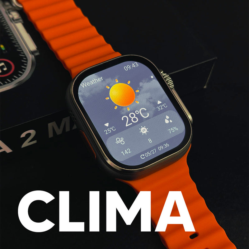 Smartwatch - Ultra 2 Max / Tela Amoled, Função 2 Gestos E Cpu Dual Core / 49 mm