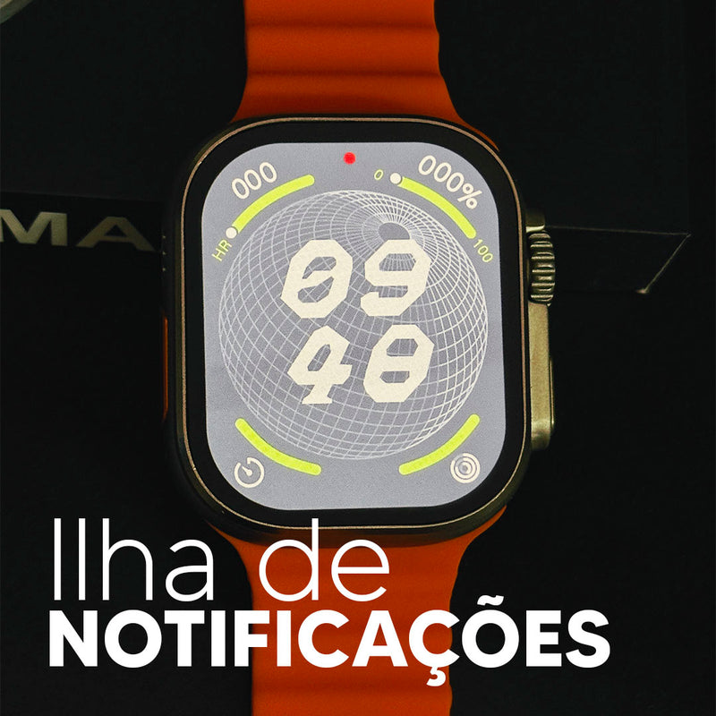 Smartwatch - Ultra 2 Max / Tela Amoled, Função 2 Gestos E Cpu Dual Core / 49 mm