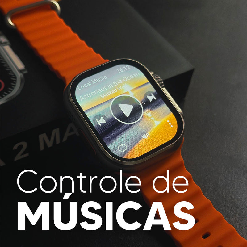 Smartwatch - Ultra 2 Max / Tela Amoled, Função 2 Gestos E Cpu Dual Core / 49 mm