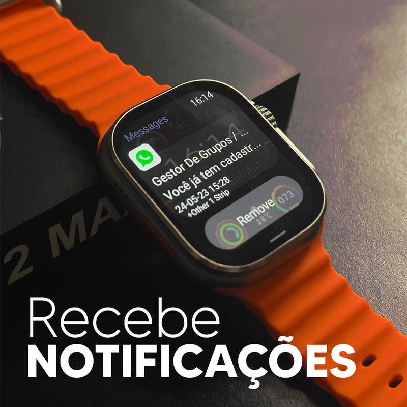 Smartwatch - Ultra 2 Max / Tela Amoled, Função 2 Gestos E Cpu Dual Core / 49 mm