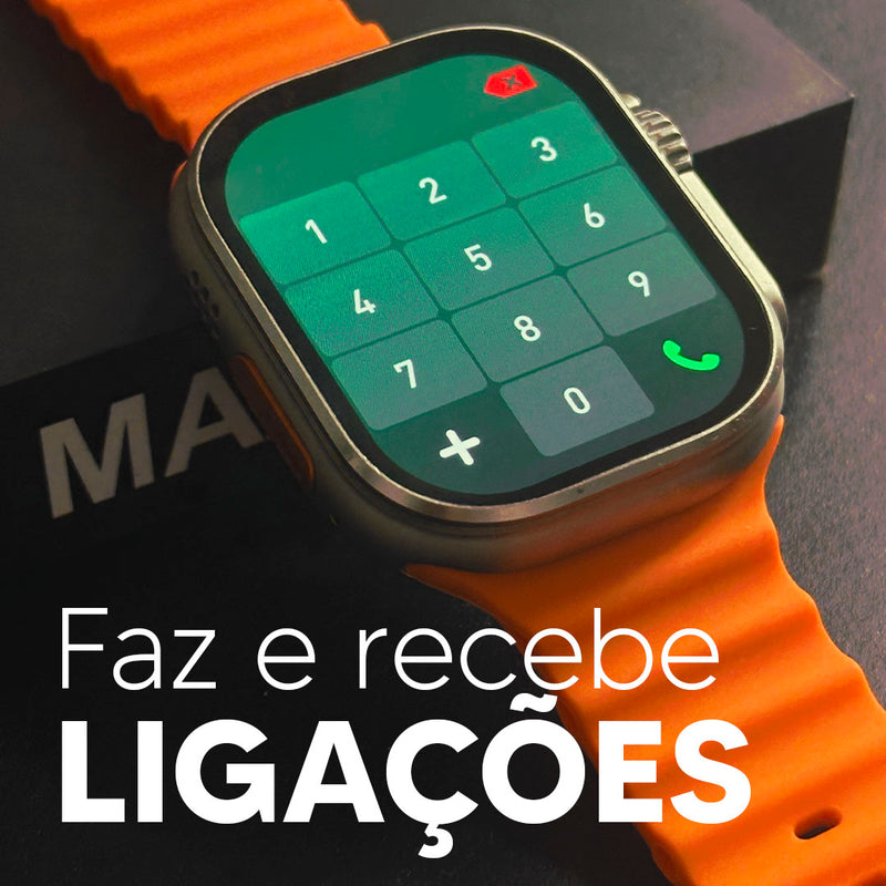 Smartwatch - Ultra 2 Max / Tela Amoled, Função 2 Gestos E Cpu Dual Core / 49 mm