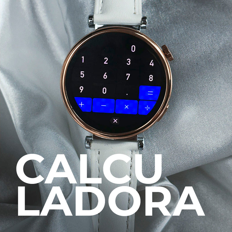 SMARTWATCH - ÁUREA 40 mm / TELA AMOLED COM DUAS PULSEIRAS