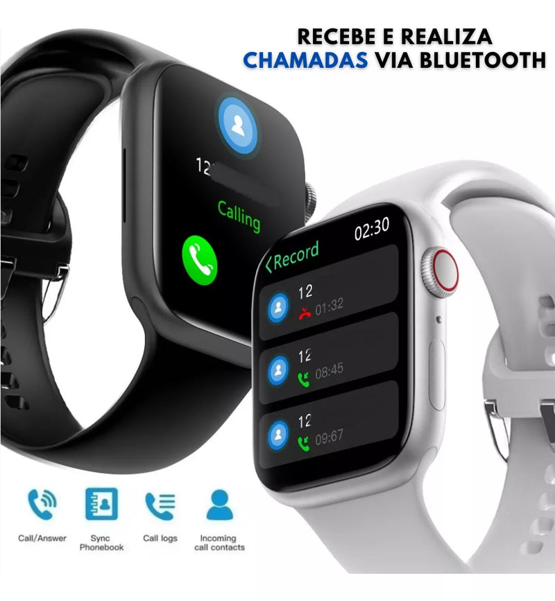 Smartwatch Watch X / Série 10 - 45mm Super Amoled Chat Gpt + Brinde ( 01 case e 01 Pulseira )