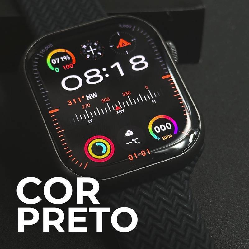 Smartwatch -Xw9 Pro / Tradicional Com Tela Amoled E Cpu Dual Core + Função Dois Gestos